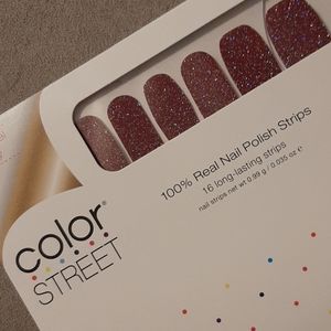 New Color Street nail strips, Black Cherry Bon Bon
